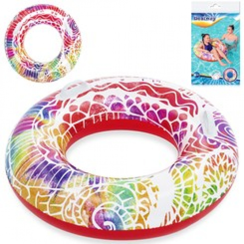 Bestway colac mare gonflabil cu mânere 91cm 36084