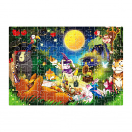 Puzzle pentru copii Aga4Kids Animale în pădure 216 piese