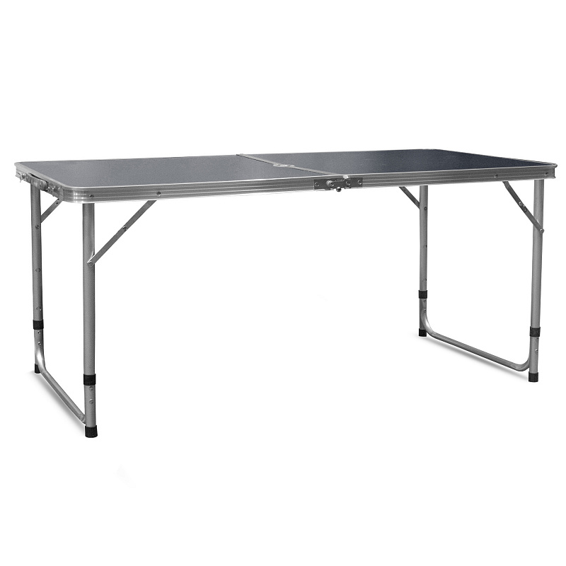 Aga Masă de camping pliabilă 120x60x54/60/70 cm Gri