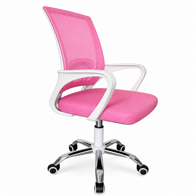 Scaun de birou Aga MR2081 Alb - Roz.