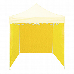 Aga Laterală pentru stand de vânzare 2x2m Galbenă