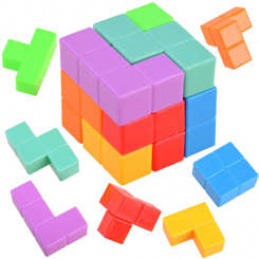Cub magic colorat de tip Tetris GR0153 universal