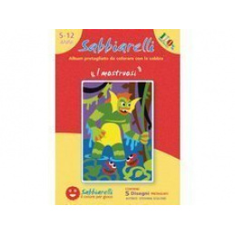 Album de colorat cu nisip Monștri 5+ SABBIARELLI universal