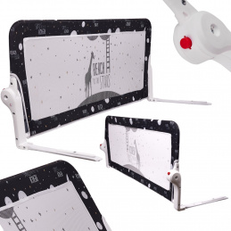 Barieră de siguranță pentru pat Aga 150 cm negru