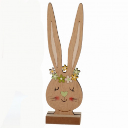 Iepuraș de Paște din lemn pentru așezare