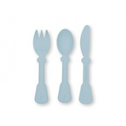 Set de tacâmuri pentru copii din bioplastic Albastru BAMBOOM universal