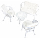 Set mobilier Aga Ratan BAHAMA Silver