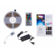 Aga Bluetooth bandă LED RGB 5m + telecomandă + sursă de alimentare