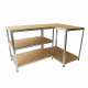Raft metalic Linder Exclusiv 180x100x60 cm 5 polițe