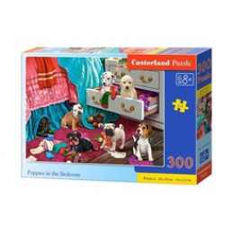 Puzzle 300 buc. Puppies in the Bedroom universal
