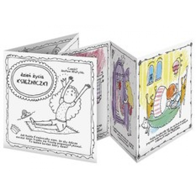 MONUMI Carte de colorat - O zi din viața unei prințese 5+