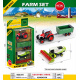 Set de Vehicule Agricole Tractor + Combine