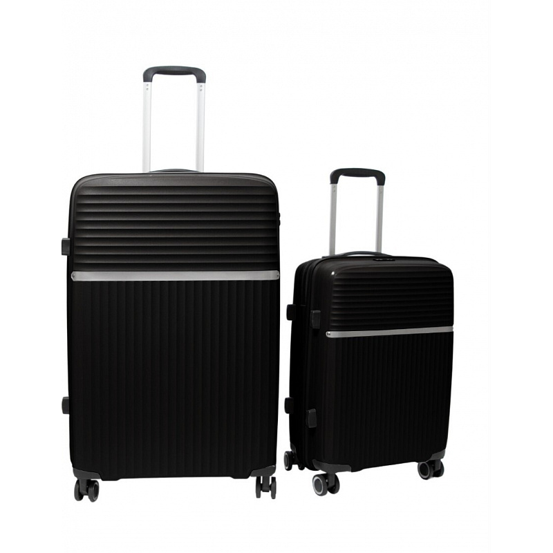 Aga Travel Set de valize MR4679 Negru L+S - CALITATEA a II-a