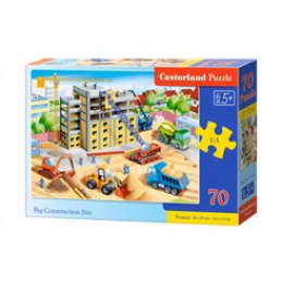 Puzzle 70 buc. Șantier de construcții universal