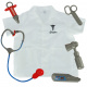 Costum de carnaval set medical 3-8 ani