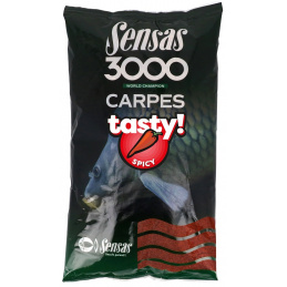 Sensas Amestec de nadă 3000 Carp Tasty Spicy 1kg