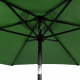 Aga Umbrelă de grădină înclinabilă 250 cm Verde închis