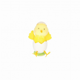 Pui textil pentru a fi așezat într-o coajă de ou de Paște