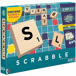 Scrabble Ediție din lemn slovacă JLJ69