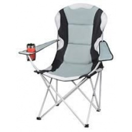 Scaun de grădină și camping tapițat gri Malatec 2300