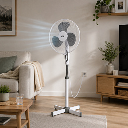 Aga Ventilator de uz casnic 43 cm Alb - VENBILY - CALITATEA II
