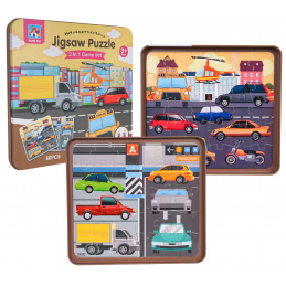 Set de puzzle magnetic Oraș
