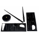 Aga Ceas de perete mare 80-120cm negru