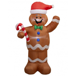 Biscuit umflat cu iluminare LED - 155 cm Biscuit umflat cu iluminare LED - 155 cm