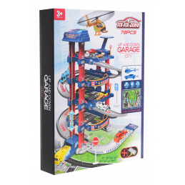 Parcare Mare Interactivă Garaj pentru copii 3+ Lift Electric + Covoraș de podea + 2 Mașinuțe Metalice + Accesorii Parcare Mare Interactivă Garaj pentru copii 3+ Lift Electric + Covoraș de podea + 2 Mașinuțe Metalice + Accesorii