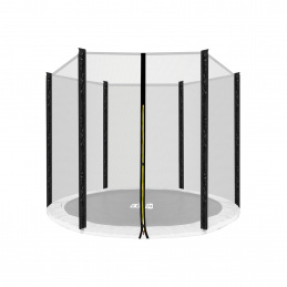 Aga Plasă de protecție 180 cm pentru 6 stâlpi Plasă neagră / Neagră