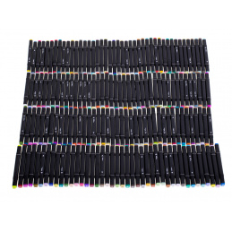 Aga Markere cu alcool cu două capete în valiză 168 bucăți