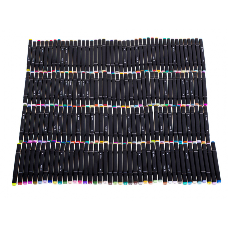 Aga Markere cu alcool cu două capete în valiză 168 bucăți