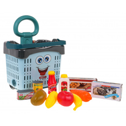 Cărucior de cumpărături + Accesorii Albastru