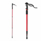 Aga Bețe de trekking AntiShock 61–135 cm Roșu