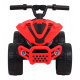 ATV Little Monster pe baterii pentru copii mici Roșu cu motor de 25W