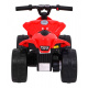 ATV Little Monster pe baterii pentru copii mici Roșu cu motor de 25W