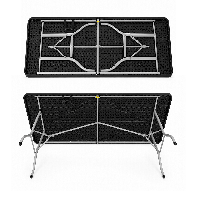 Aga Set de bere pliabil din plastic Negru 6DAZ290 - II. CALITATE