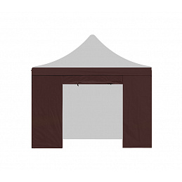Aga Laterale cu uși POP UP 3x3 m Maro