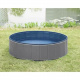 Piscină pliabilă pentru câini 100x30 cm Purlov 20929 Albastru-gri