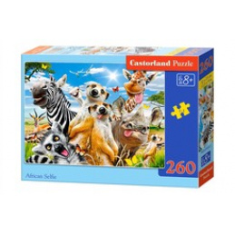 CASTORLAND Puzzle 260 de piese - Selfie africană