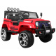 Mașină de teren Raptor Drifter Red + Telecomandă + Tracțiune 4x4 + Spațiu de depozitare + Pornire lentă + MP3 LED diodă