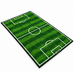 Aga4Kids Covor pentru copii teren de fotbal 100×50 cm