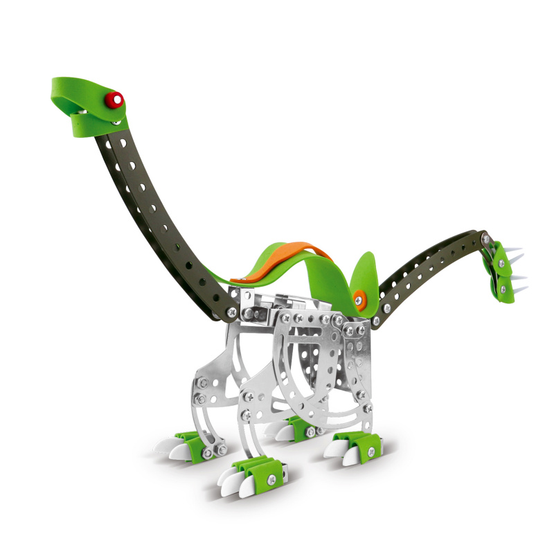 Aga4Kids Set de construcție metalică 141 piese Shunosaurus