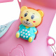 Aga4Kids Cal de leagăn din plastic 2în1 DS3803 Roz