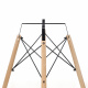 Masa de sufragerie Aga 60 cm Gri