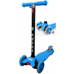 Trotinetă H1 Albastră de Echilibru R-Sport Roți LED Iluminate