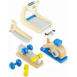Aga4Kids Accesorii pentru căsuța de păpuși - aparate de fitness