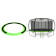 Aga Husă pentru arcuri pentru trambulină cu plasă interioară 430 cm Verde deschis/Negru