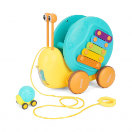 Aga4Kids Melc de tras cu xilofon Albastru