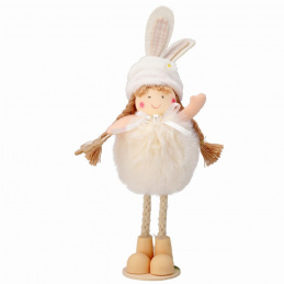 Decorațiune de Paște fetiță din material textil pentru așezare